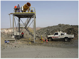 高塔式除塵風(fēng)送噴霧機